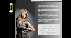 Desktop Screenshot of hairduetto.com.br