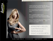 Tablet Screenshot of hairduetto.com.br